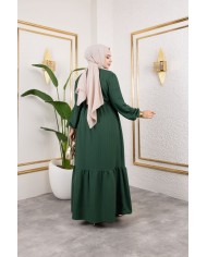 Börümcük Elbise - Zümrüt