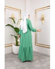 Börümcük Elbise - Çağla Yeşili