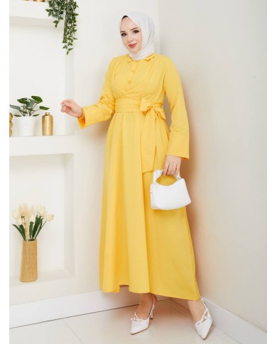 Sevgi Elbise - Sarı