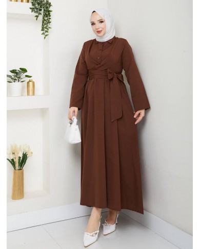 Sevgi Elbise - Kahve