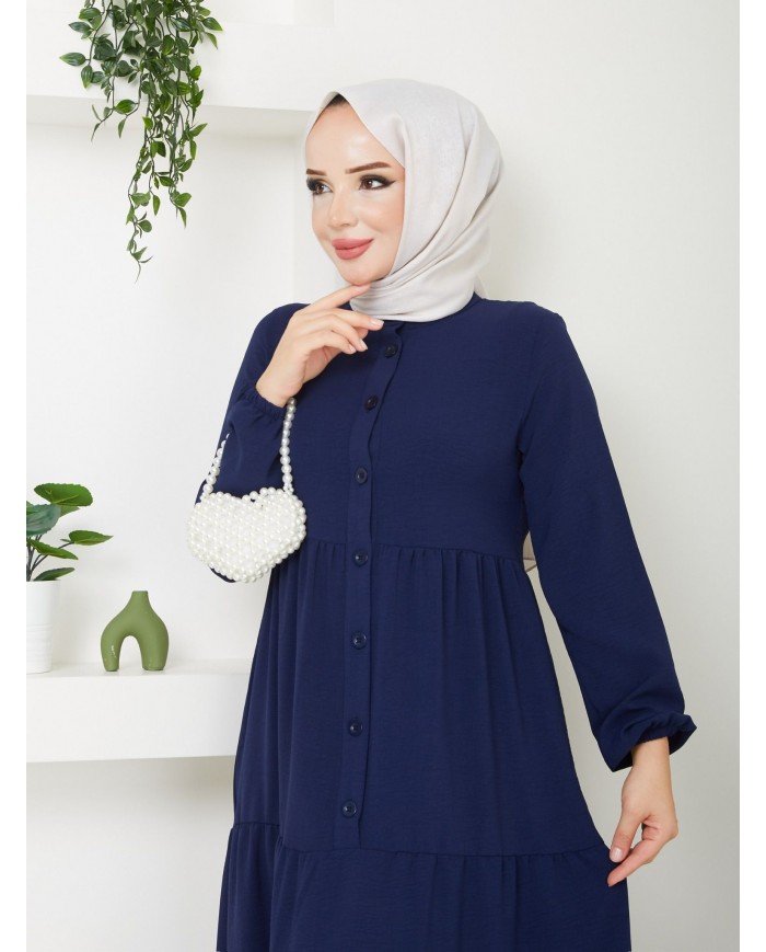 Kübra Elbise - Lacivert