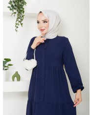 Kübra Elbise - Lacivert